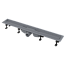 Желоб ALCAPLAST водоотводящий APZ12-850 с порогами для перф,решетки или решетки под кладк (горизонт