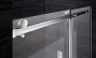 Душевая дверь раздвижная GOOD DOOR Galaxy WTW-170-C-CH (170*195 см) прозрачное стекло 6 мм