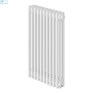 Дизайн-радиатор Royal Thermo Insignia VC3050 - 10 секц. RAL9016 нижнее подкл. при Δt70-850 Вт 8.5м2