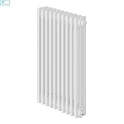 Дизайн-радиатор Royal Thermo Insignia VC3050 - 10 секц. RAL9016 нижнее подкл. при Δt70-850 Вт 8.5м2