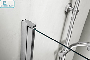 Душевая шторка AQUATEK AQ DEL SBA 08015CH 800X1500 поворотная профиль хром, стекло прозрачное 