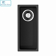 Мойка кухонная OMOIKIRI BOSEN 20-U BL подстольный монтаж черная