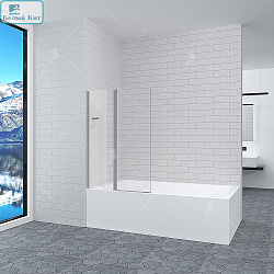 Душевая шторка RGW SC-11 100*140 мм профиль хром , стекло прозрачное 6 мм