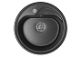Мойка ML-GM10 круглая, черная (308), 445мм