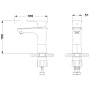 Смеситель для раковины LEMARK LM0206C "Неро"