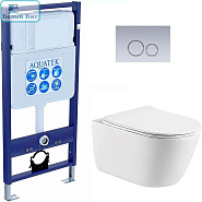 Комплект инсталляции с унитазом AQUATEK ОБЕРОН ТОРНАДО 