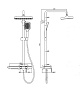 Душевая система BARSELLO BN-190051D оружейная сталь 