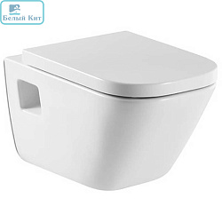 Унитаз подвесной ROCA "GAP" с сиденьем микролифт (7.3464.7.700.0 + 7.8014.7.200.4)