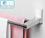 Штанга для полотенец двойная WK К-5040WHITE LEINE