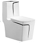 Унитаз-моноблок REDO SEATLE Black RD-2065BL с сиденьем микролифт