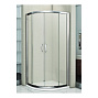 Душевое ограждение GOOD DOOR INFINITY R-100-G-CH 100*100*185 полукруглое стекло матовое 6 мм