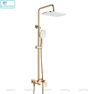 Душевая система SHEVANIK S4136G матовое золото