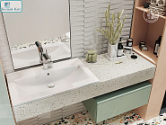 Умывальник SANTEK "ЭЛИНА" 75 белая керамическая