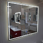 Зеркало VIGO "MARTA" Luxe 80 см с подсветкой (часы,подогрев)