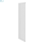 Дизайн-радиатор Royal Thermo Insignia VC2180 - 10 секц. RAL9016 нижнее подкл. при Δt70-2020 Вт 20м2