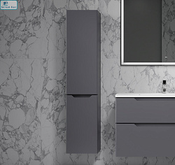 Пенал Raval подвесной Slide антрацит 33*27*150 см