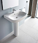 Умывальник ROCA "DEBBA" 600х480х170 на пьедестале 