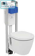 Комплект инсталляции с унитазом IDEAL STANDART W220101 Германия 30 см.