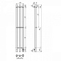 ПС Point Гермес PN13822W П3 120х1200 диммер справа, БЕЛЫЙ
