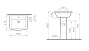 Умывальник VITRA FORM 300 9602В003-7650 с пьедесталом