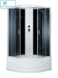 Душевая кабина ERLIT ER3509TP-C4 90*90*215 прозрачные стекла высокий поддон БЕЗ СИЛИКОНОВАЯ СБОРКА