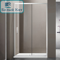 Душевая дверь раздвижная SANTREK AQUA Iris- DF-1100-C-Chrome 1100*1850 стекло Прозрачное