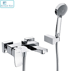 Смеситель для ванны WasserKraft ALLER 1061 с душевым комплектом