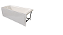 Ванна акриловая "Старк" 150х70 на каркасе БЕЗ панели