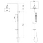 Душевая система LEMARK LM8806C 