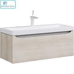 Тумба AQWELLA подвесная "VERONA" 100 см акация БЕЗ раковины Infinity-1000