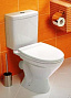 Унитаз-компакт SANTEK "ЛИГА" белый, сиденье дюропласт 1WH302141