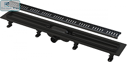 Желоб ALCAPLAST водоотводящий "Симпл" APZ10BLACK-850M L850 mm Черный