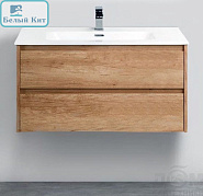 Тумба Belbagno подвесная "Kraft" 80 см Nebrasca Nature с умывальником BB800/390ETL