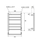 ПС Point Меркурий PN83856W П6 500x600, диммер справа, белый