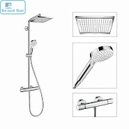 Душевая система HANSGROHE Crometta Е 240 1jet Showerpipe 27271000