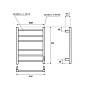 ПС Point Меркурий PN83856 П6 500x600, диммер справа, хром 