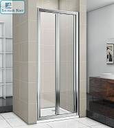 Душевая дверь складная GOOD DOOR INFINITY SD-80-C-CH (80*185 см) стекло прозрачное 4 мм