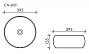 Умывальник накладной Ceramica Nova CN6001 395*395*155мм