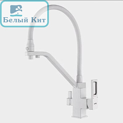 Смеситель для кухни GAPPO G4317-8 белый/хром с выходом под фильтр