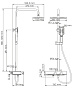 Душевая система Wasserkraft A11301 с термостатом