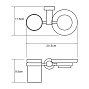 Держатель стакана и мыльницы WK К-9426 DONAU