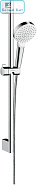 Стойка душевая HANSGROHE 26533400 Crometta 65 1jet 0,65 м, ½’ Белый/хром