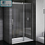 Душевая дверь раздвижная GOOD DOOR Galaxy WTW-110-C-CH (110*195 см) стекло 6 мм профиль хром 