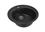 Мойка ML-GM11 круглая, черная (308), 500мм