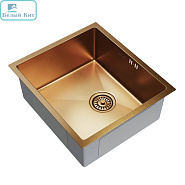 МОЙКА ПОДСТ.МОНТАЖ 50Х44 (3,0) ВЫП 3 1/2 MIXLINE PRO 20СМ С СИФОНОМ (БРОНЗА) код 548571
