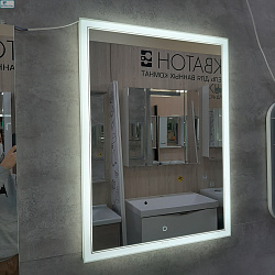 Зеркало ALAVANN "EMMA-60" с подсветкой 60х80 см