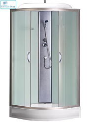 Душевая кабина Loranto CS-6611F 100*100 низкий поддон МАТОВАЯ (аналог CS-1000)