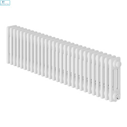 Дизайн-радиатор Royal Thermo Insignia VC3030 - 28 секц.RAL9016 нижнее подкл. при Δt70-1428 Вт 14.2м2