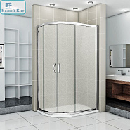 Душевое ограждение GOOD DOOR INFINITY R-120-G-CH (120*80*185 см) стекло матовое 6 мм