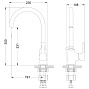 Смеситель для кухни LEMARK LM0505C "Эвитта"